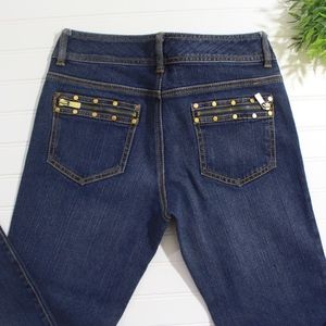 Michael Kors Blue Bootcut Jeans
